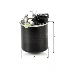 Mann-Filter WK820/17 Üzemanyagszűrő
