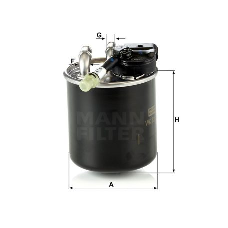 Mann-Filter WK820/17 Üzemanyagszűrő