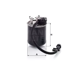 Mann-Filter WK820/18 Üzemanyagszűrő