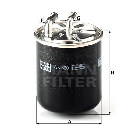 Mann-Filter WK820 Üzemanyagszűrő