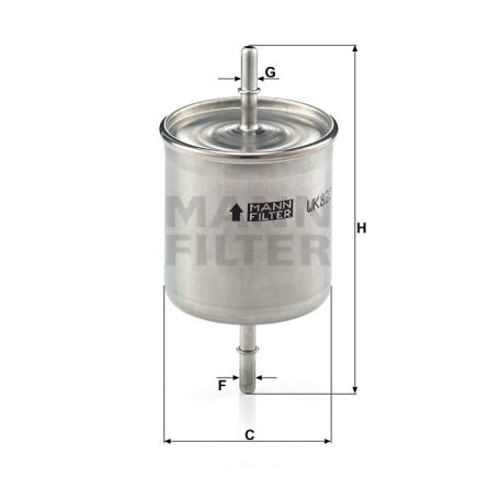 Mann-Filter WK822/2 Üzemanyagszűrő