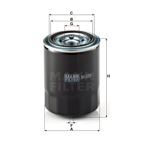 Mann-Filter WK822/4 Üzemanyagszűrő
