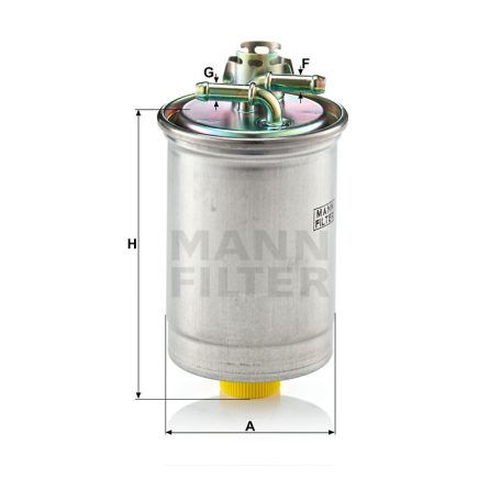 Mann-Filter WK823 Üzemanyagszűrő