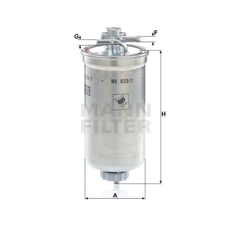 Mann-Filter WK829/1X Üzemanyagszűrő