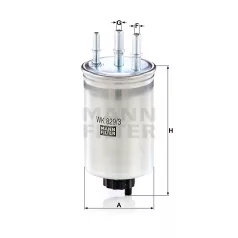 Mann-Filter WK829/3 Üzemanyagszűrő