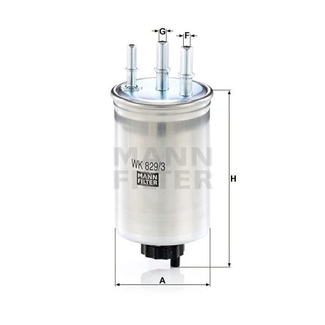 Mann-Filter WK829/3 Üzemanyagszűrő
