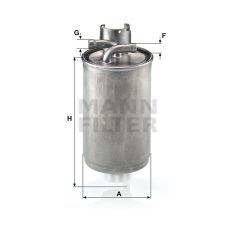 Mann-Filter WK829 Üzemanyagszűrő