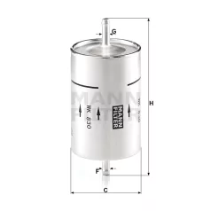 Mann-Filter WK830 Üzemanyagszűrő