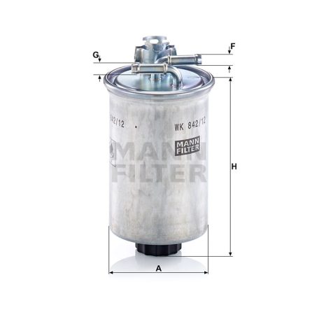 Mann-Filter WK842/12X Üzemanyagszűrő