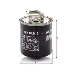 Mann-Filter WK842/13 Üzemanyagszűrő