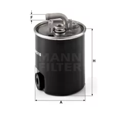 Mann-Filter WK842/18 Üzemanyagszűrő