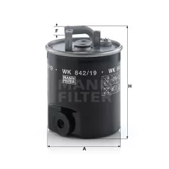 Mann-Filter WK842/19 Üzemanyagszűrő