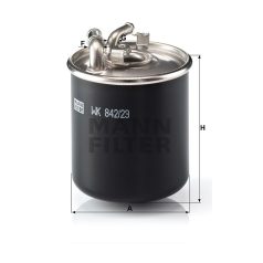 Mann-Filter WK842/23X Üzemanyagszűrő