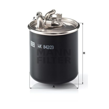 Mann-Filter WK842/23X Üzemanyagszűrő