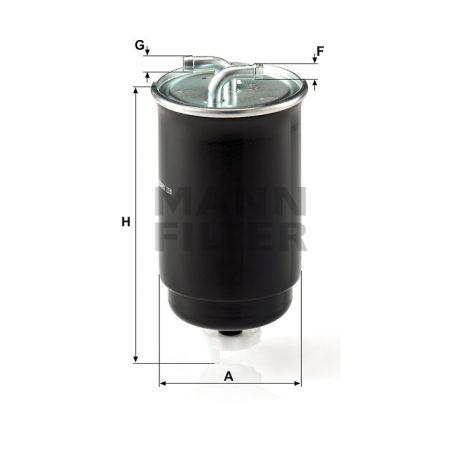 Mann-Filter WK842/3 Üzemanyagszűrő