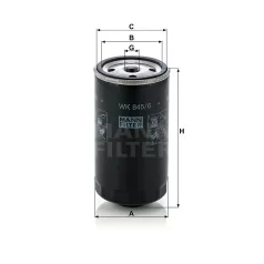 Mann-Filter WK845/6 Üzemanyagszűrő