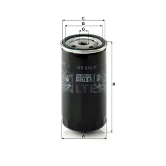 Mann-Filter WK845/8 Üzemanyagszűrő