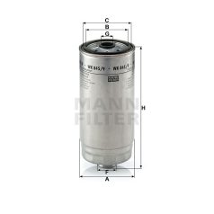 Mann-Filter WK845/9 Üzemanyagszűrő