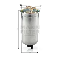 Mann-Filter WK853/16 Üzemanyagszűrő