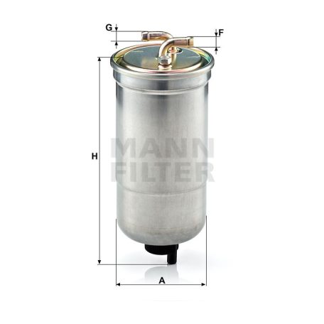 Mann-Filter WK853/16 Üzemanyagszűrő