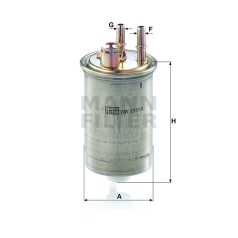 Mann-Filter WK853/18 Üzemanyagszűrő