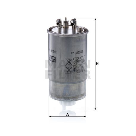 Mann-Filter WK853/23 Üzemanyagszűrő