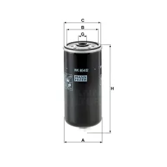 Mann-Filter WK854/2 Üzemanyagszűrő
