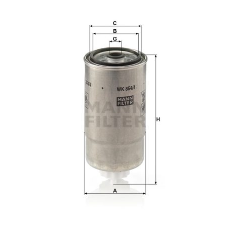 Mann-Filter WK854/4 Üzemanyagszűrő