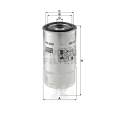 Mann-Filter WK854/5 Üzemanyagszűrő