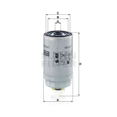 Mann-Filter WK854/7 Üzemanyagszűrő