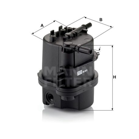 Mann-Filter WK9015X Üzemanyagszűrő