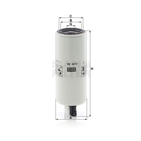 Mann-Filter WK9017X Üzemanyagszűrő