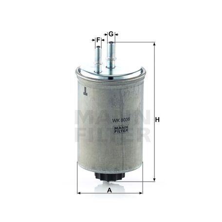 Mann-Filter WK9036 Üzemanyagszűrő