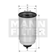 Mann-Filter WK9041X Üzemanyagszűrő