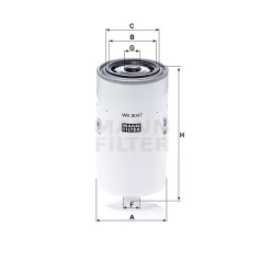 Mann-Filter WK9047 Üzemanyagszűrő