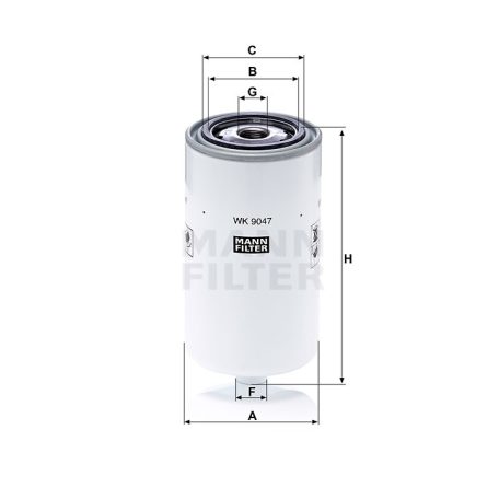 Mann-Filter WK9047 Üzemanyagszűrő