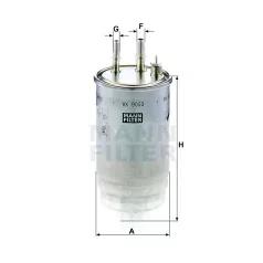 Mann-Filter WK9053Z Üzemanyagszűrő