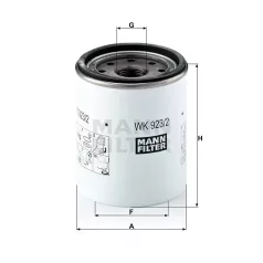 Mann-Filter WK923/2X Üzemanyagszűrő