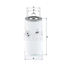 Mann-Filter WK929X Üzemanyagszűrő