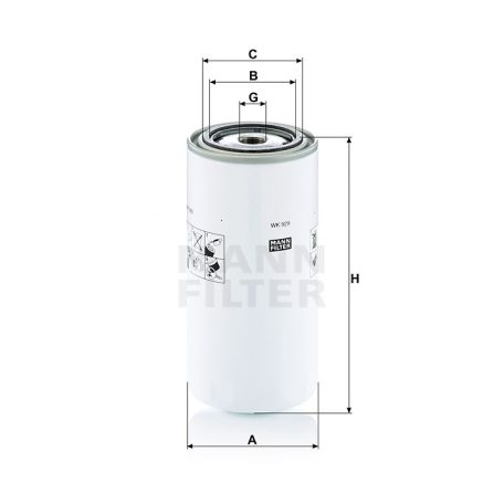 Mann-Filter WK929X Üzemanyagszűrő
