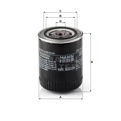 Mann-Filter WK930/4 Üzemanyagszűrő