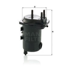 Mann-Filter WK939/12X Üzemanyagszűrő