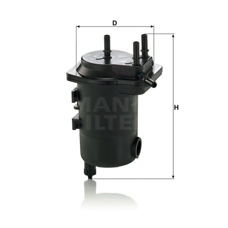 Mann-Filter WK939/17X Üzemanyagszűrő