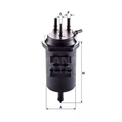 Mann-Filter WK939/4 Üzemanyagszűrő
