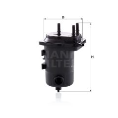 Mann-Filter WK939/8X Üzemanyagszűrő