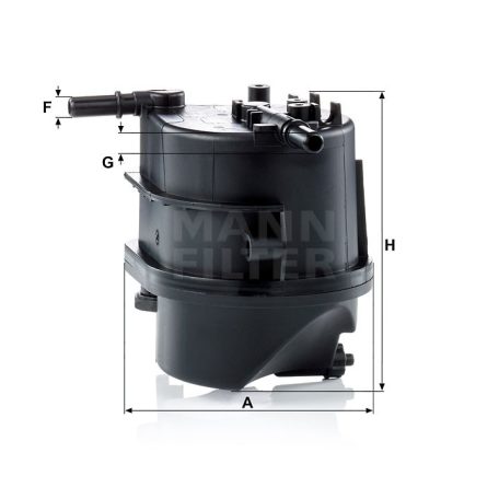 Mann-Filter WK939 Üzemanyagszűrő