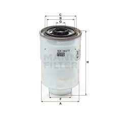 Mann-Filter WK940/11x Üzemanyagszűrő