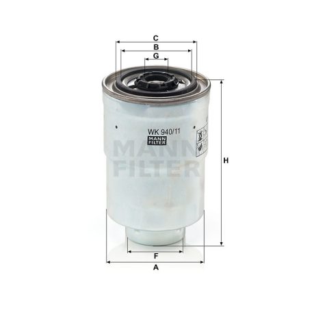 Mann-Filter WK940/11x Üzemanyagszűrő