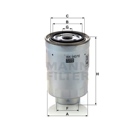 Mann-Filter WK940/16X Üzemanyagszűrő
