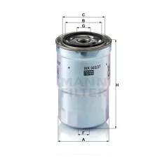 Mann-Filter WK940/37X Üzemanyagszűrő